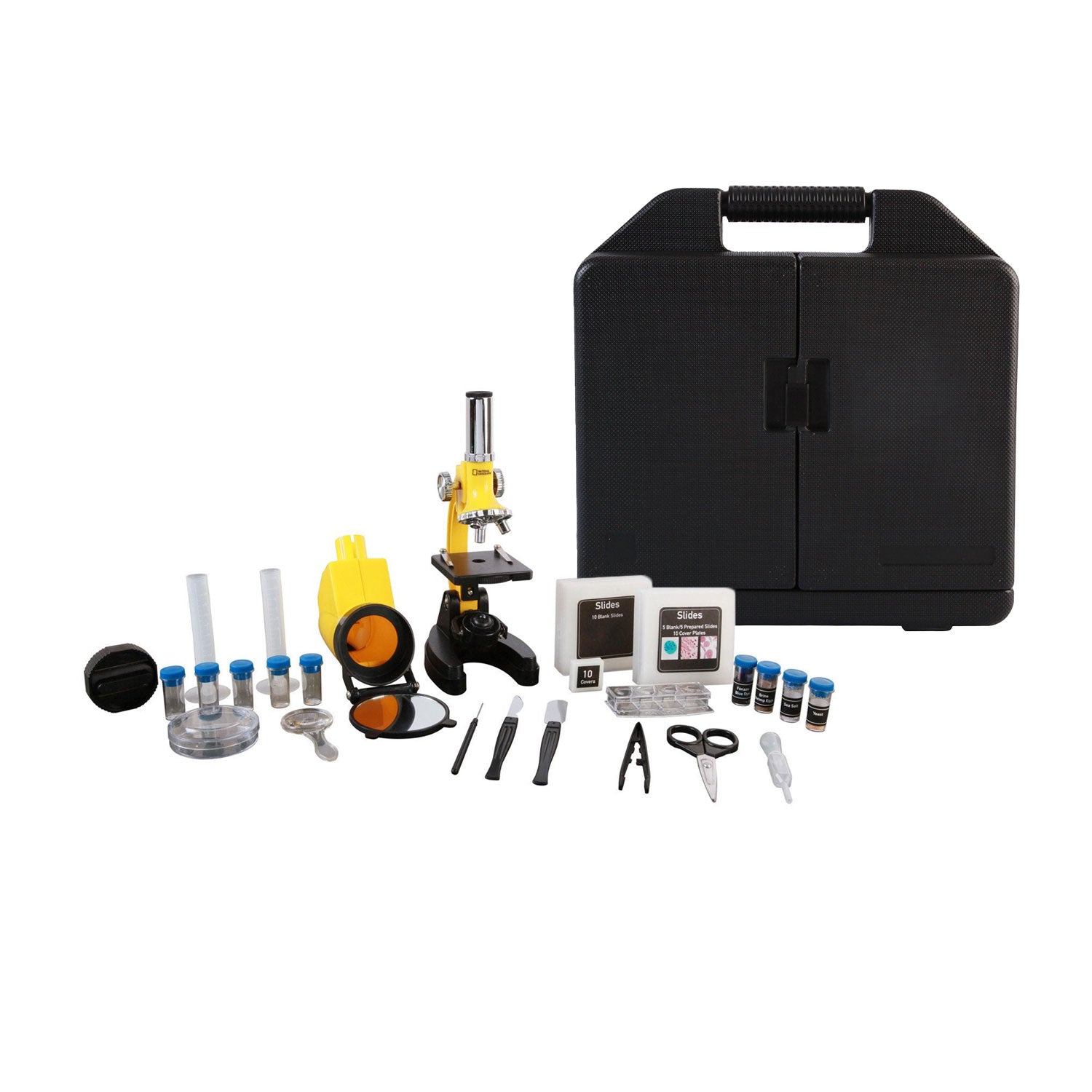 Microscope National Geographic 300X-1200X avec cas difficile