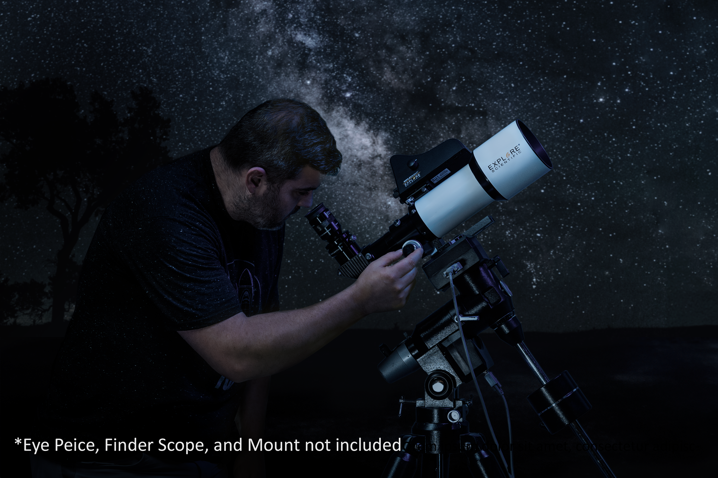 Certified Pre-Owned ED80 Essential Series Air-Spaced Triplet Refractor Telescope
