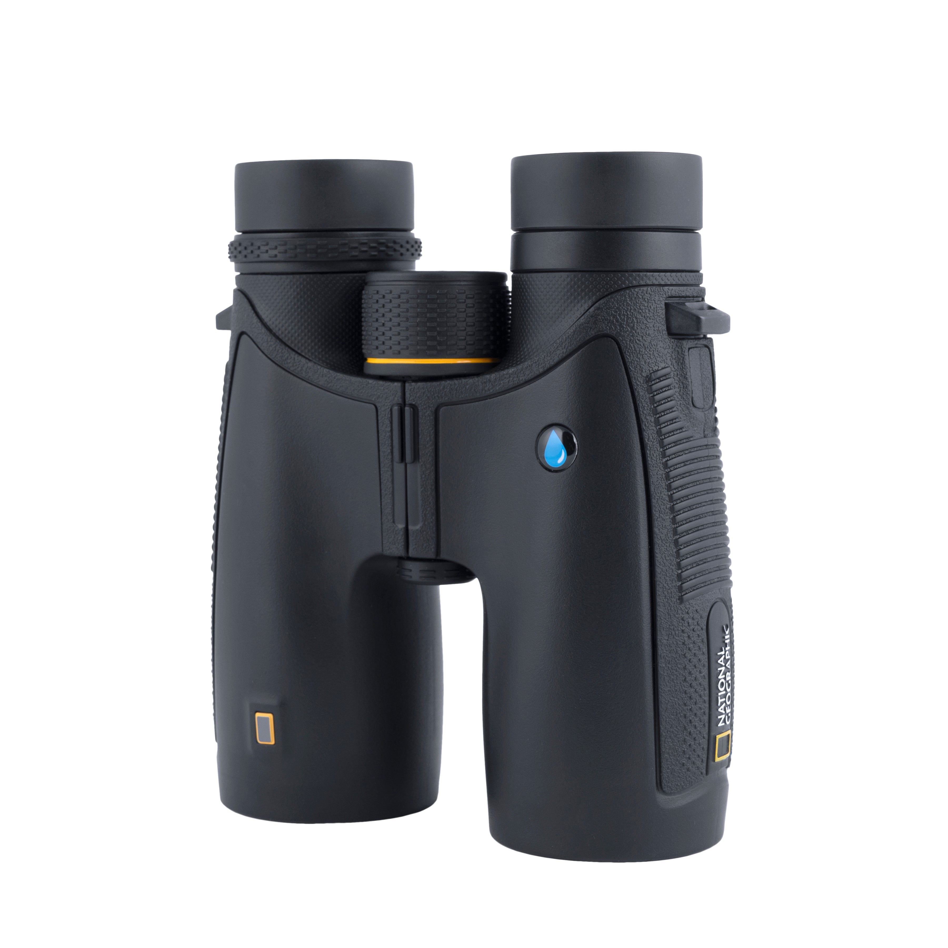 10x42 Waterproof Performance Roof Binoculars and Harness + Carbon Trekking Poles Set (Bundle)