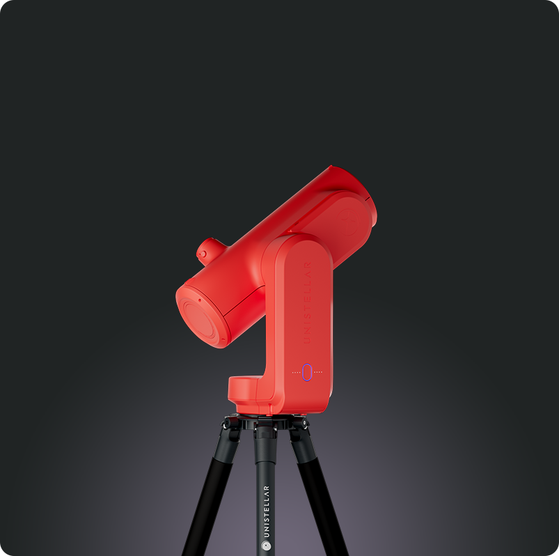 Unistellar ODYSSEY PRO Red Edition Smart Telescope – kompaktes, leichtes und benutzerfreundliches Teleskop