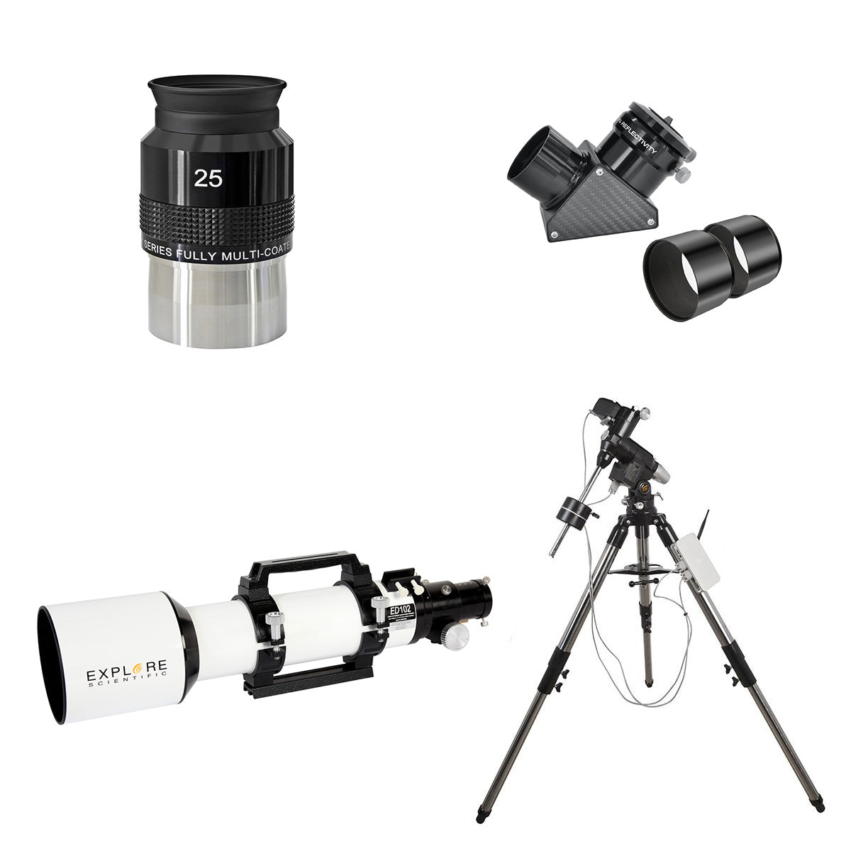 Explore Scientific ED102 Triplete con Exos2 PMC-Eight Ecuatorial GoTo Mount