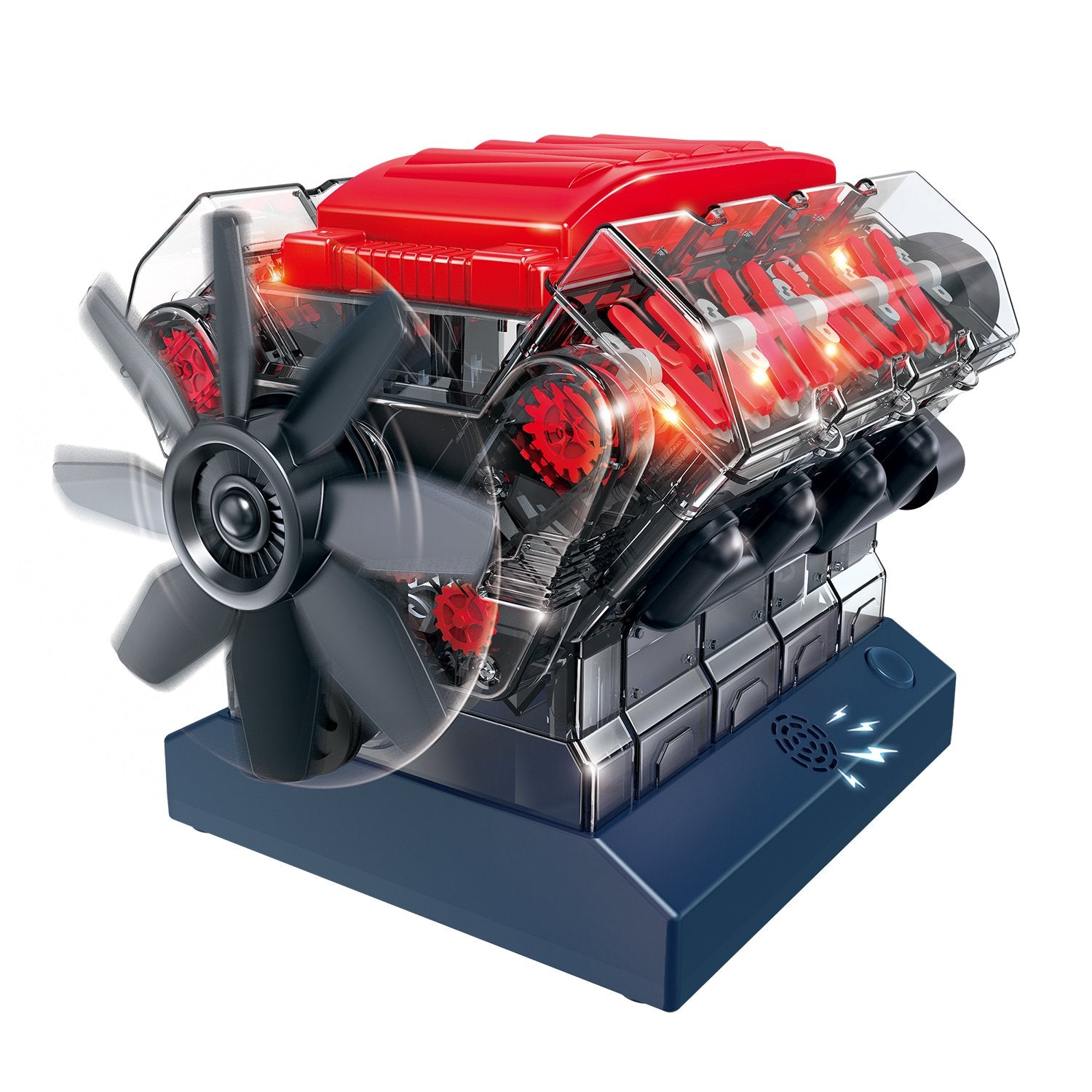 6974【未組立て】フォード マスタング V8 エンジン モデルキット 1:3 DIY V8 Engine Model Assembly Visual Motor Model Ford Mustang Mini