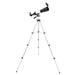 Explore One Starlight 350 telescope mounted on the tripod's highest setting