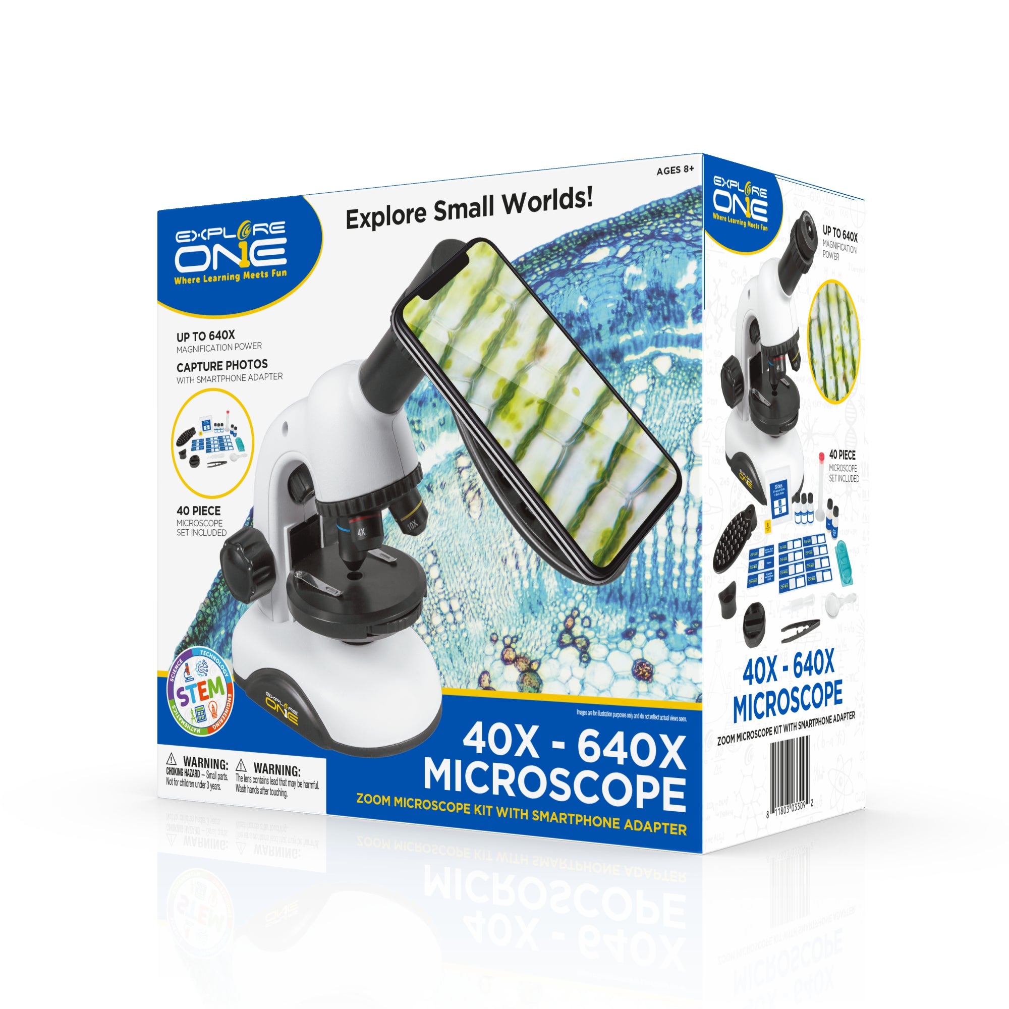 Explore One Microscope box front