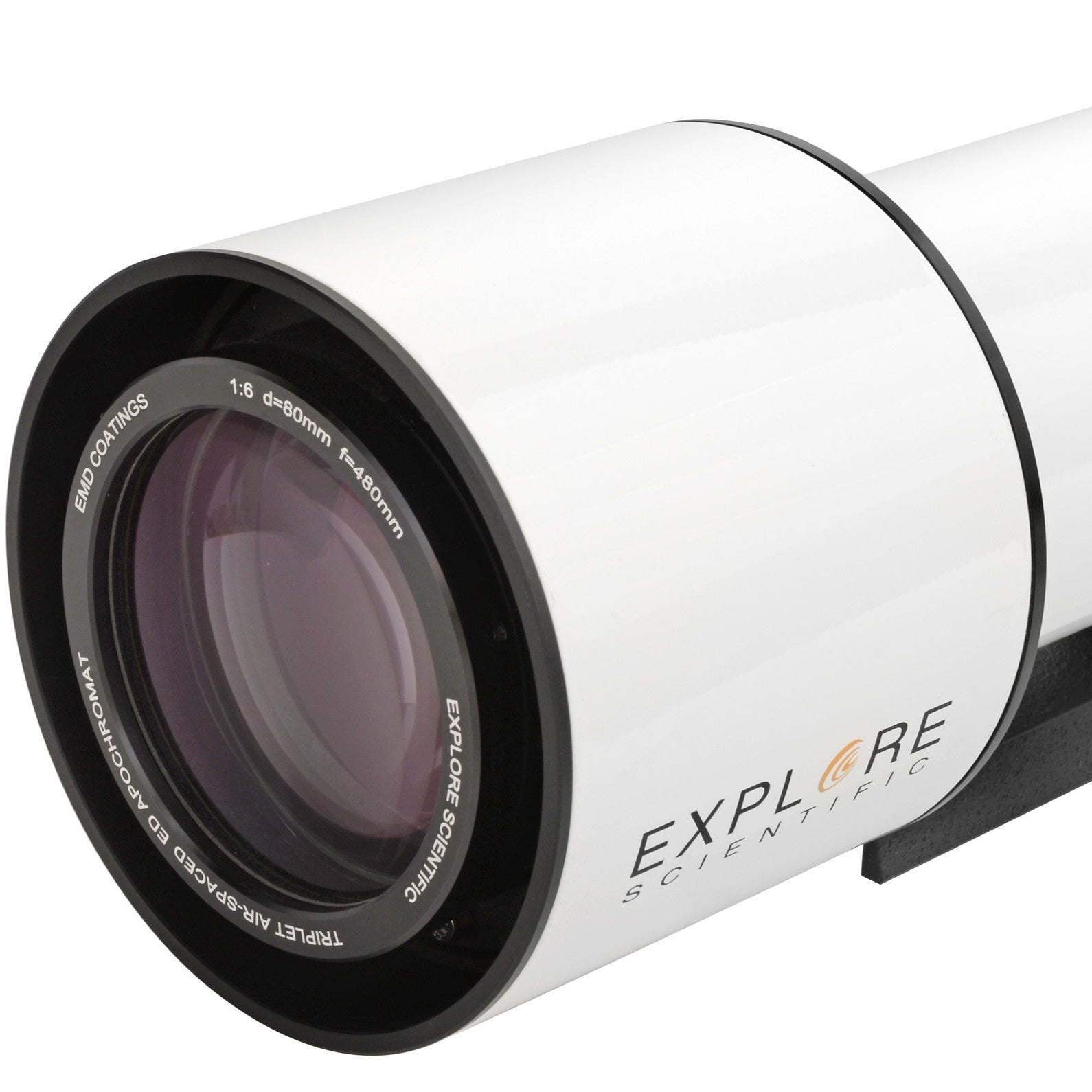 ED80-FCD100 Series Air-Spaced Triplet Refractor Telescope + iEXOS-100-