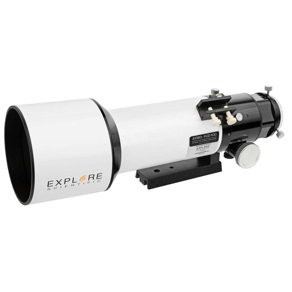 ED80-FCD100 Series Air-Spaced Triplet Refractor Telescope + iEXOS-100-02 Mount (Bundle)