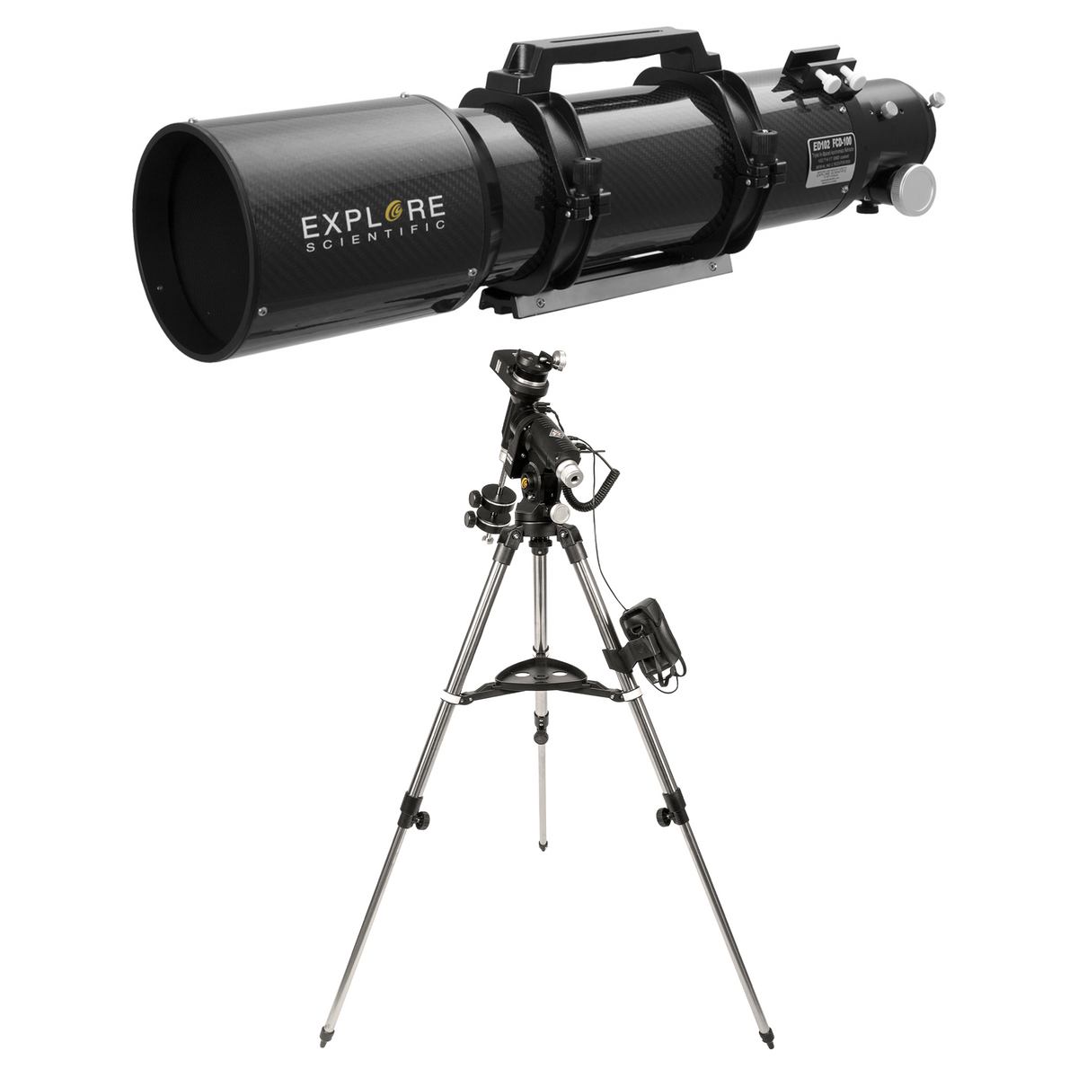 ED102-FCD100 Carbon Fiber Triplet + iEXOS-100-02 Mount