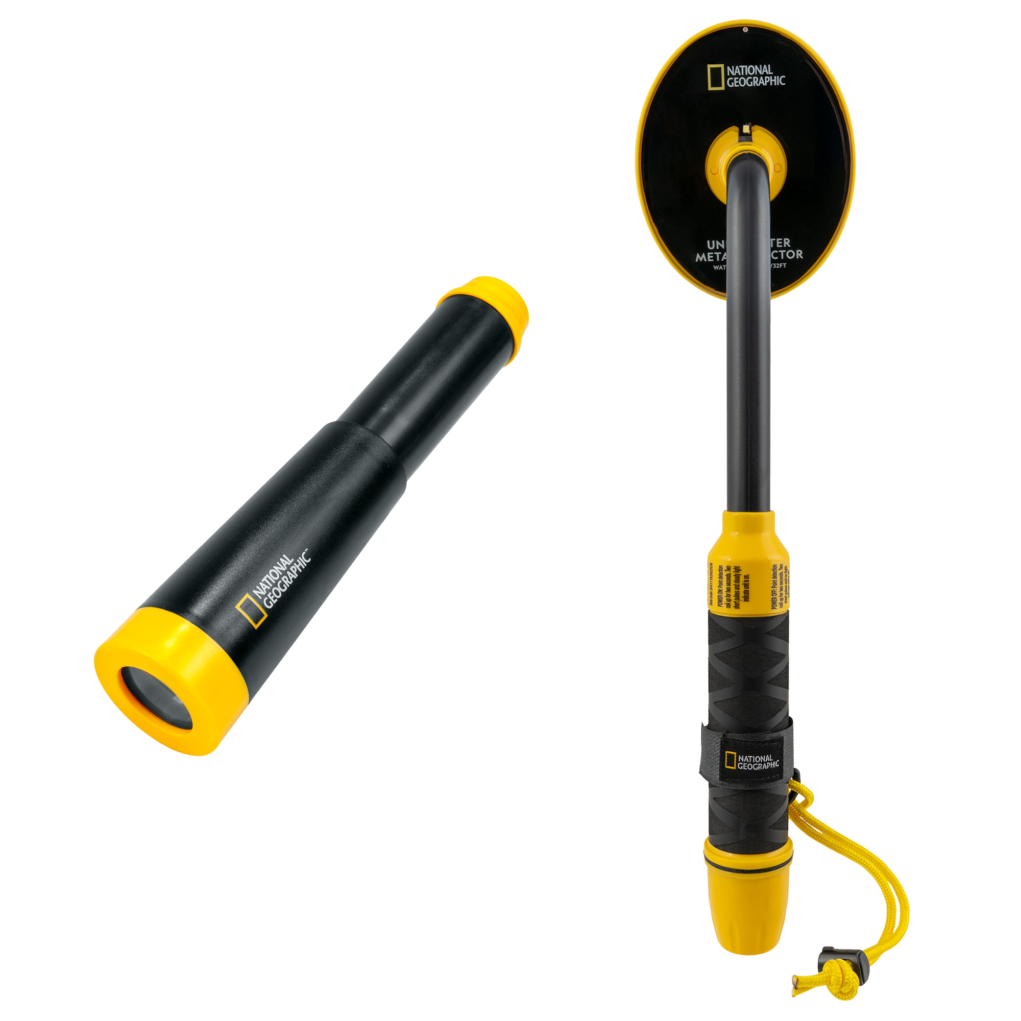 Underwater Metal Detector + 8x32 Sky and Nature Scope (Bundle)