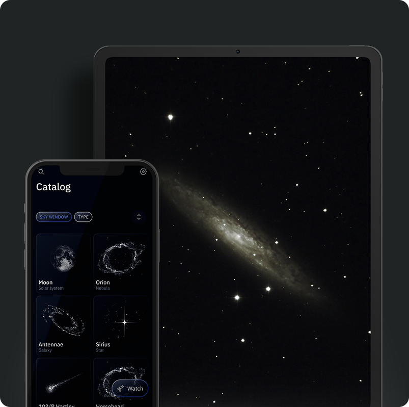 Unistellar ODYSSEY PRO Red Edition Smart Telescope – kompaktes, leichtes und benutzerfreundliches Teleskop