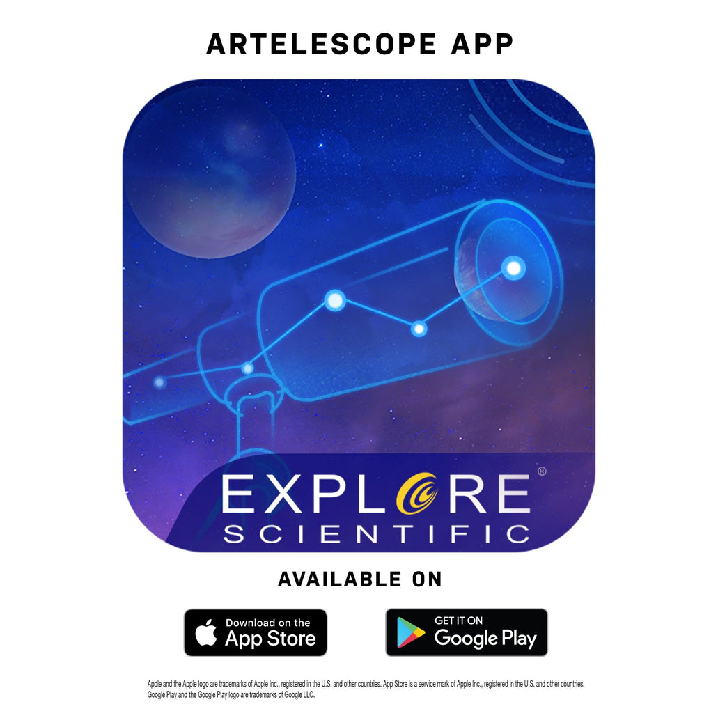 Explore One STAR50APP - 50mm Refractor Telescope w/ Panhandle Mount and  Astronomy APP