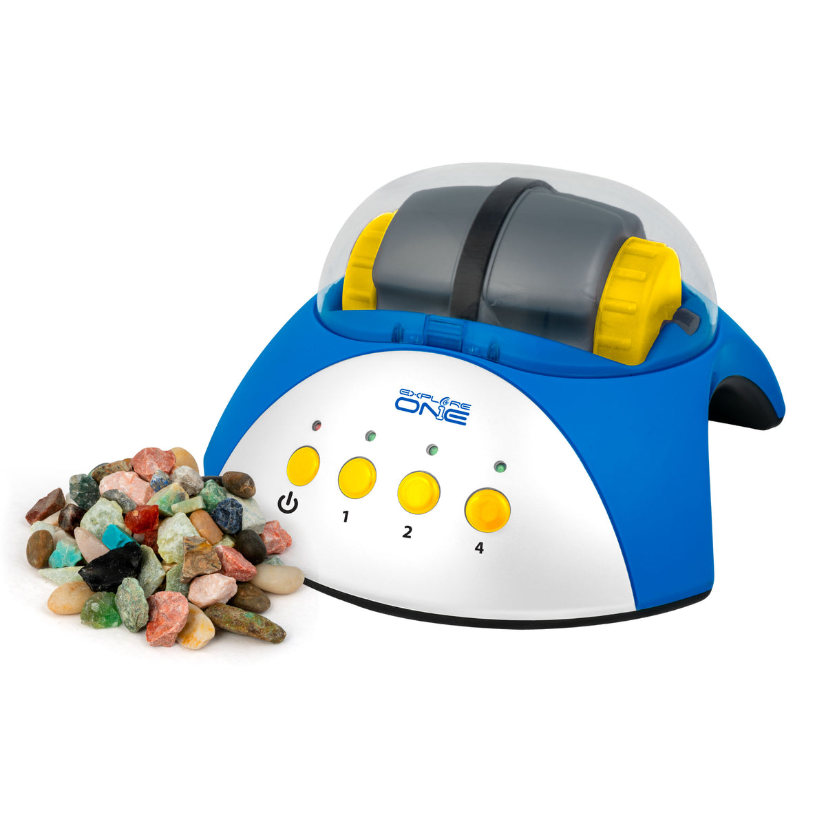 Rock Tumbler Set Discovery Rock Tumbler - Blue and White main image 0