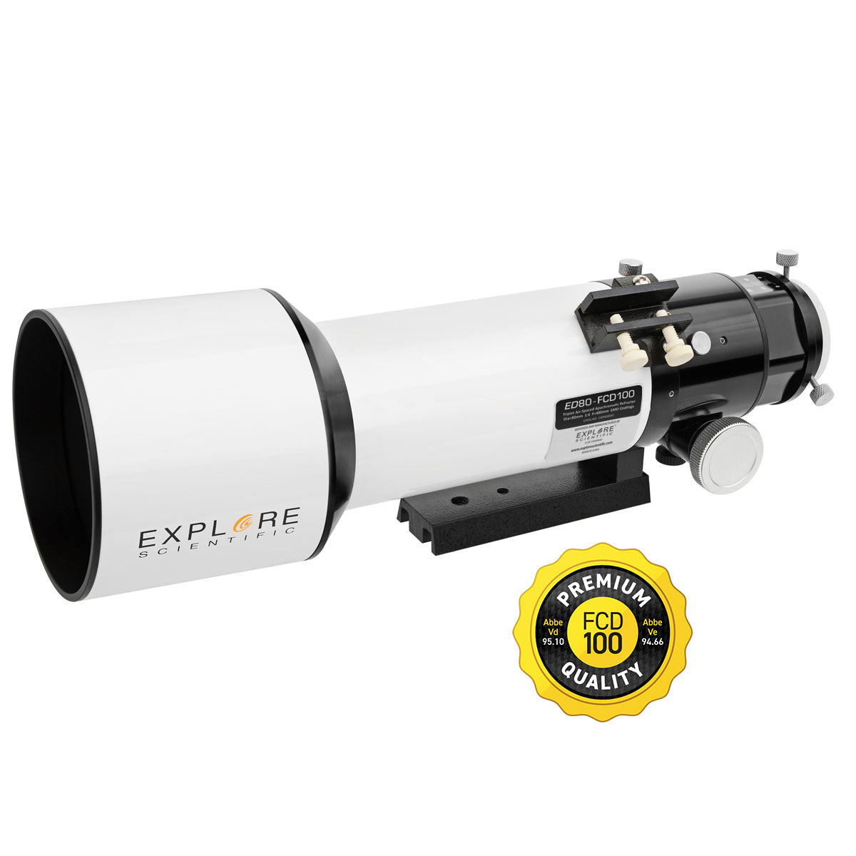 ED80-FCD100 Series Air-Spaced Triplet Refractor Telescope
