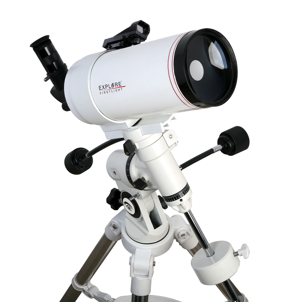 Explore FirstLight 100mm Mak-Cassegrain Telescope with EQ3 Mount -  FL-MC1001400EQ3