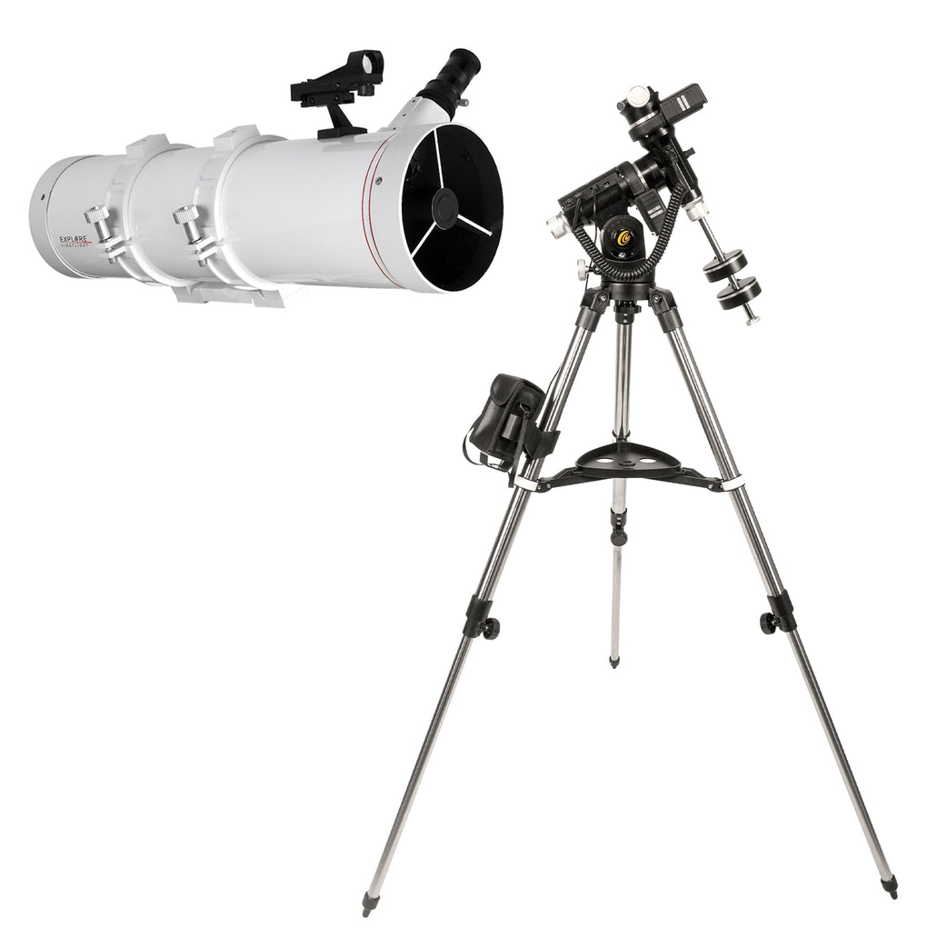Explore FirstLight 130mm Newtonian Telescope with iEXOS-100 PMC 