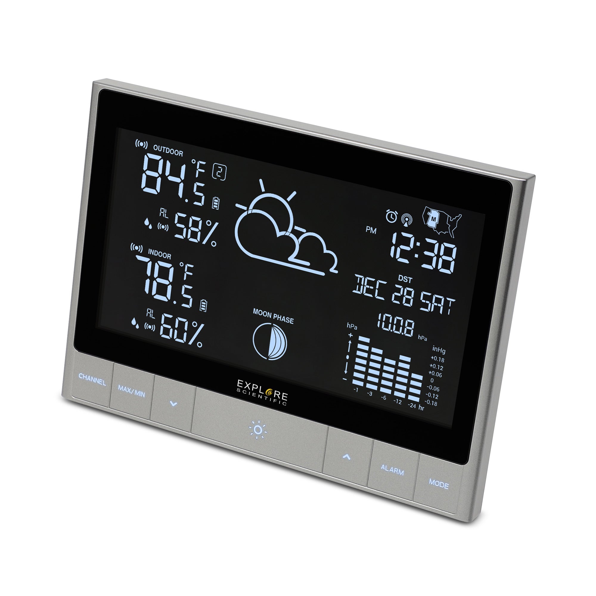 絵画　大型　「Weather Expert」 CrystalVision Advanced Weather Station with LED Touch Keys