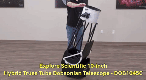 Erforschen Sie wissenschaftliche 10 -Zoll -Hybrid -Truss -Rohr -Dobson -Teleskop - DOB1045C